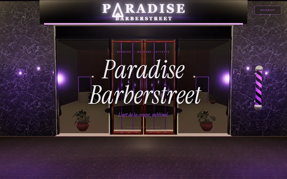 Maquette Paradise Barberstreet