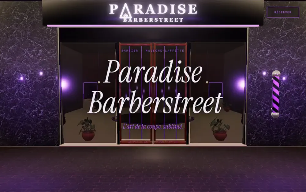 Vue 2 du projet Paradise Barberstreet